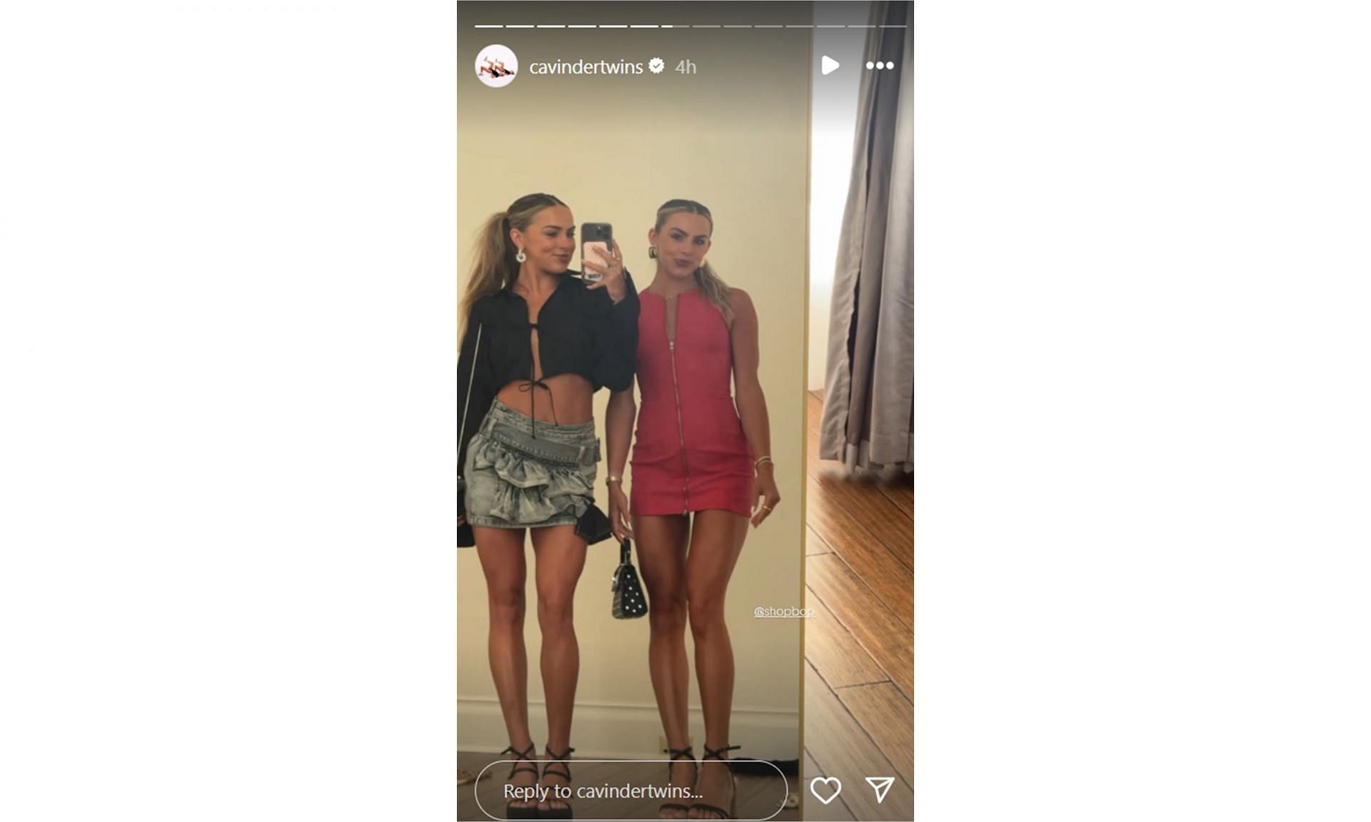 Screenshot, via Instagram